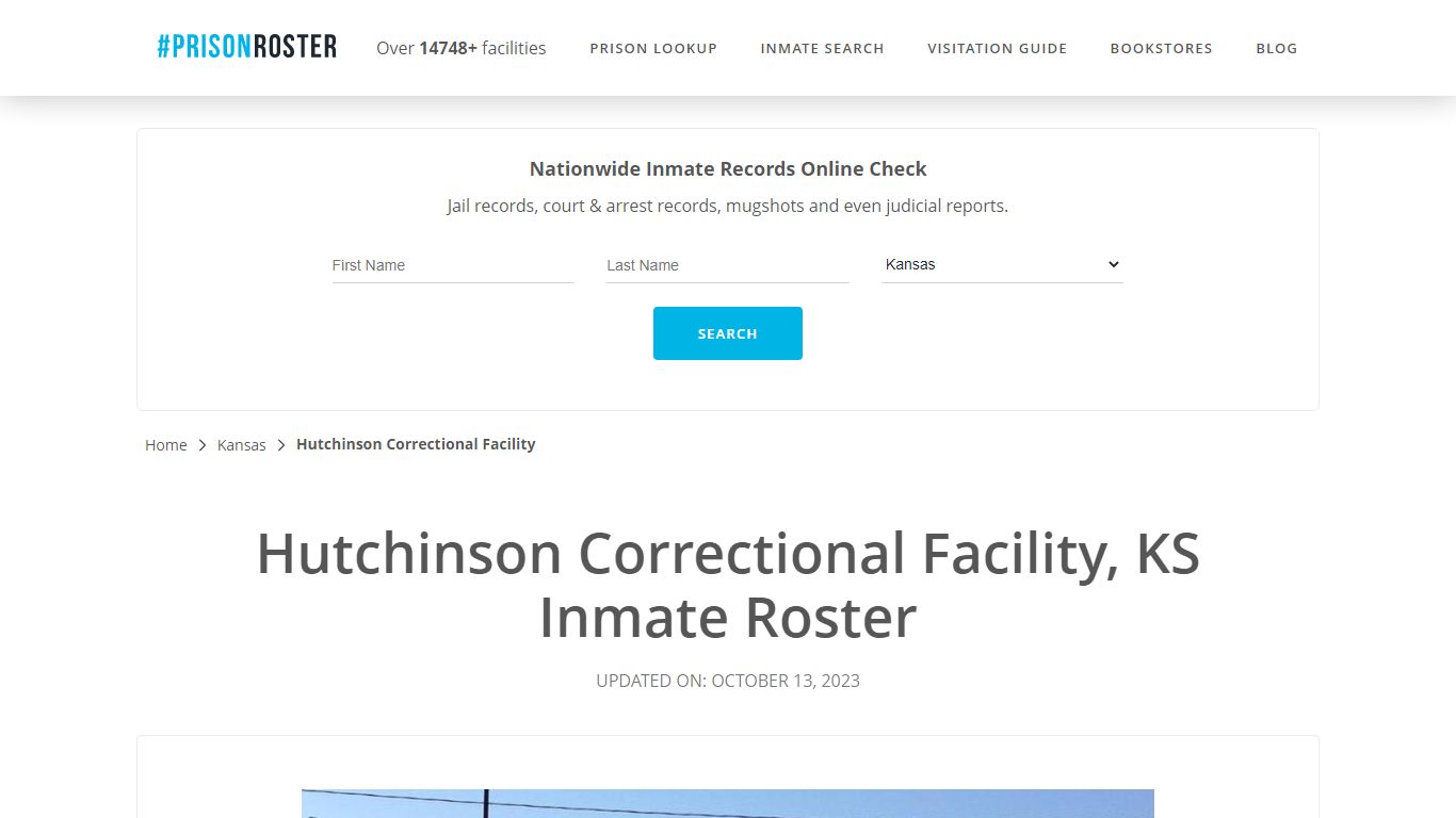 Hutchinson Correctional Facility, KS Inmate Roster - Prisonroster